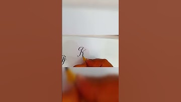 Tutorial of alphabet Kk | Calligraphy #calligraphyandgraphics #viral #trending #ytshorts