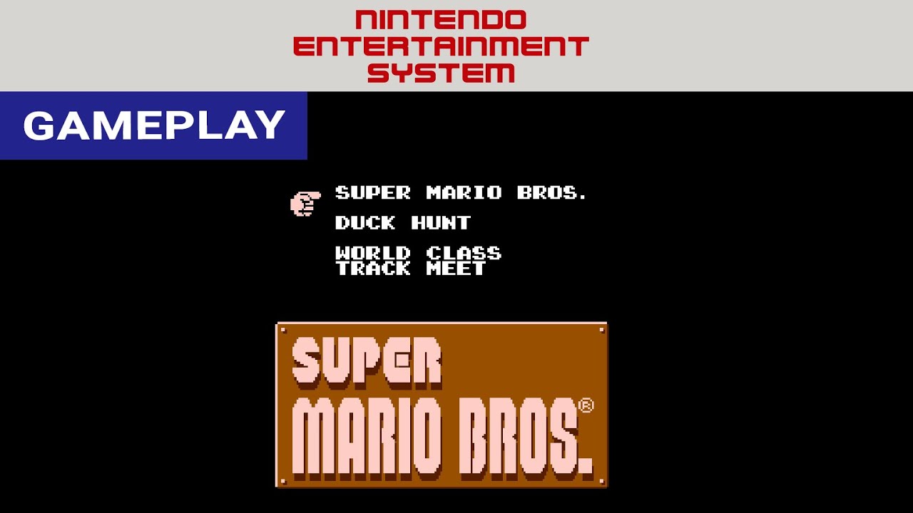 Super Mario Bros Duck Hunt World Class Track Meet - NES LOOSE CART