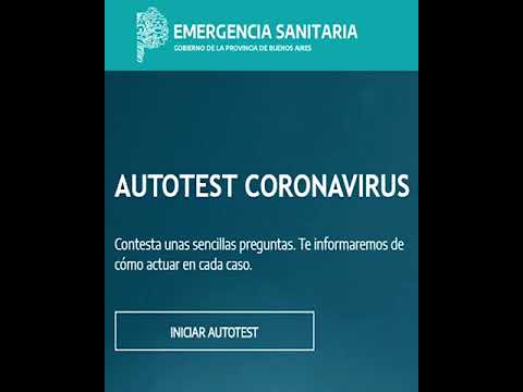 Provincia puso en funcionamiento el Autotest y Asistencia Coronavirus