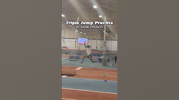 Triple Jump Practice (in slow motion) #shorts #TripleJump | Olivia Henry Two