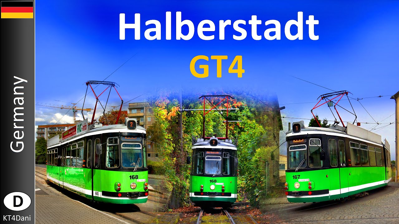 【4K】HALBERSTADT TRAM - Die GT4 auf Strecke (2020)