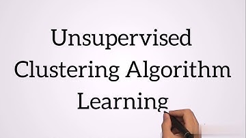 Unsupervised Cluster Algorithm| UnSupervised Algorithm | Machine Learning Model