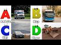 ABC Song Phonics, Transportation Song, ABC Song, Alphabet Educational Song A to Z for kids