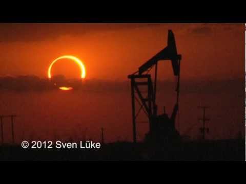 Annular solar eclipse May 20th, 2012 near Sundown, TX.
