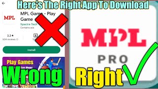 Mpl Is Not The Right App To Download But Mpl Pro screenshot 4