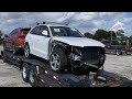 Авто перекупы в США - купили битую Audi Q5 S-line с аукциона, рихтовка Dodge Charger