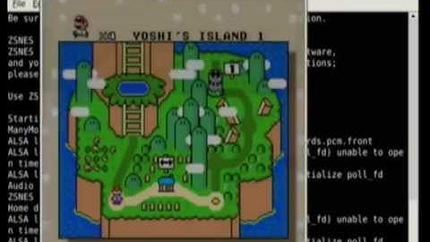 Pandora Exagear Zsnes,faster than Qemu+Freedos/DRDos