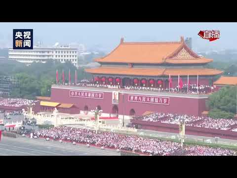 长者江泽民2019年国庆70周年出现在天安门城楼