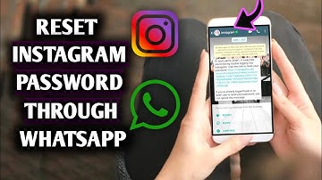 Instagram Ka Password Whatsapp kai Through Reset Kare || How to Reset Instagram Password by Whatsapp