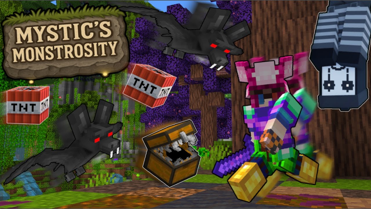 Minecraft Mod Mystic Adding 1000 MODS to Minecraft in Mystic's Monstrosity! - YouTube