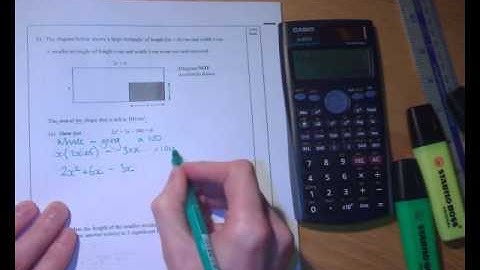 Edexcel June 2011 Higher Paper 2  Worked Solutions