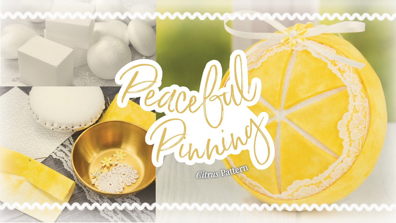 🍋 Peaceful Pinning | Relaxing Citrus Ornament Making | No talking
