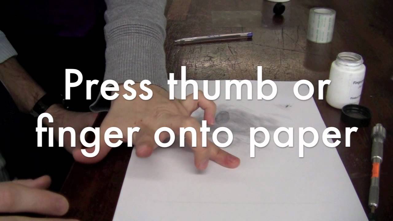 Fingerprints From Paper