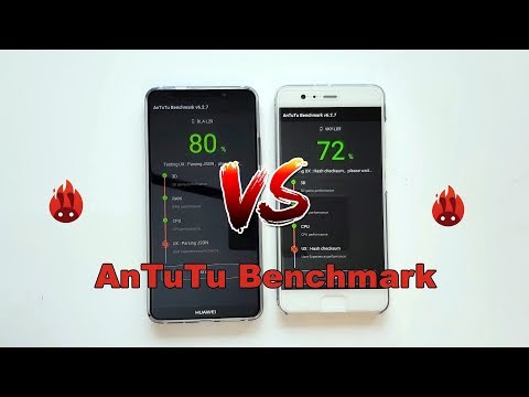 Huawei Mate 10 Pro vs. Huawei P10 Plus - AnTuTu Benchmark