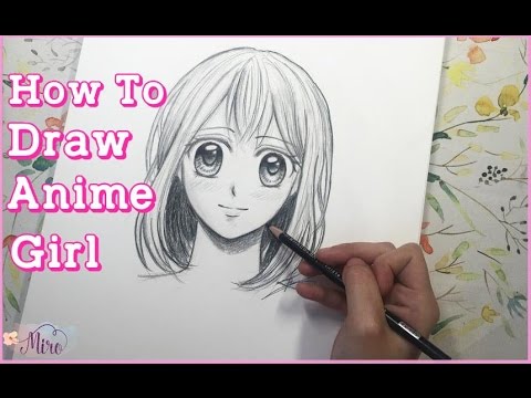 How To Draw Anime Girl Step By Step Youtube