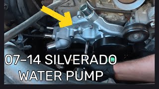 2007-2014 Chevy Silverado Water Pump Replacement 5.3L- Easy DIY