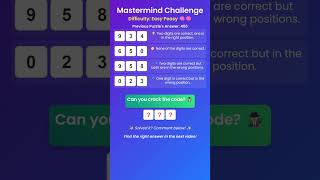 MasterMind 24 #quiz #puzzlemastermind #riddles #braincoder #quiztime #braintreaser #question