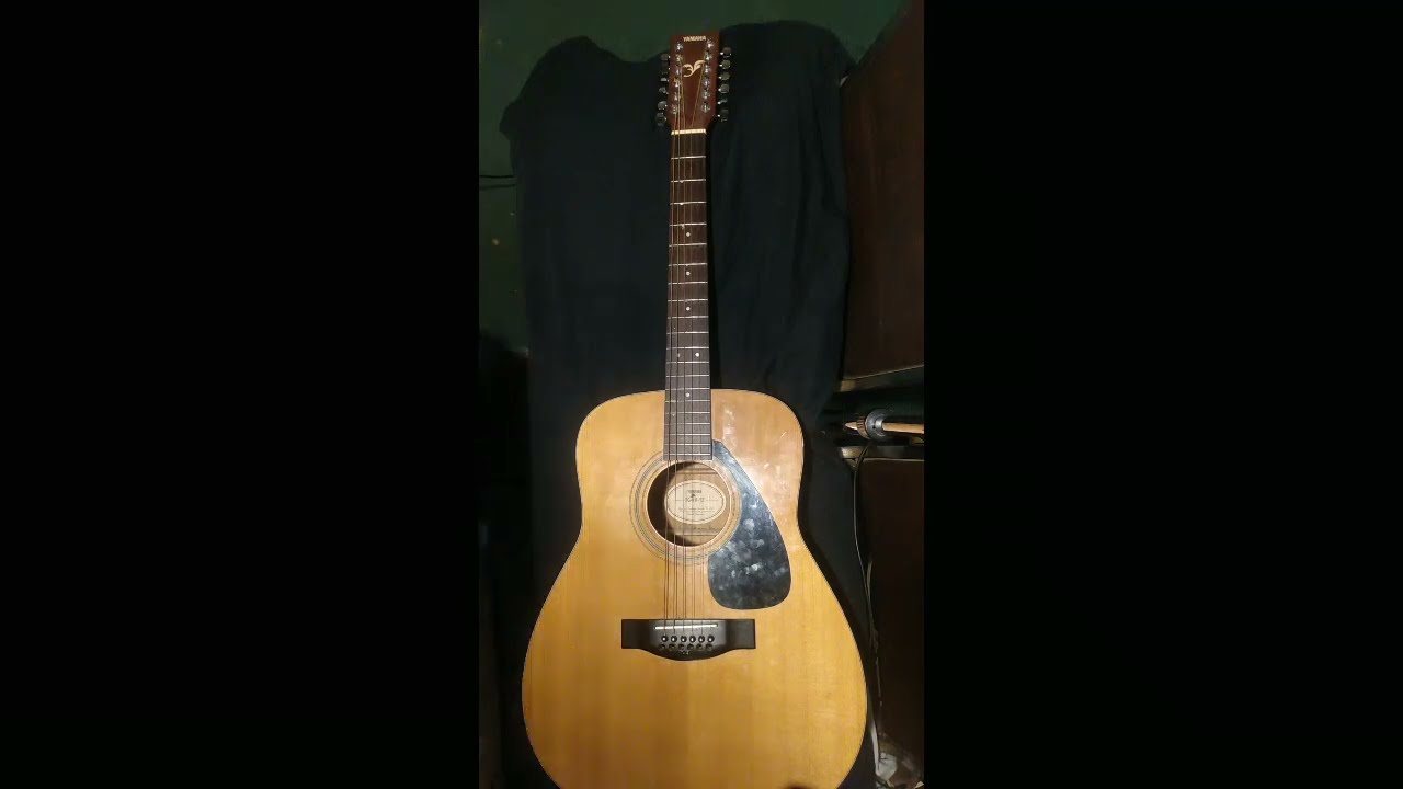 12 string Yamaha FG-411-12 Setup and restoration - YouTube