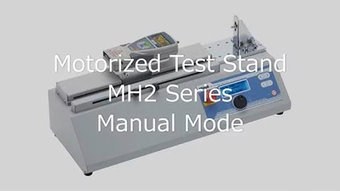 【Users Guide】MH2 Series Manual Mode