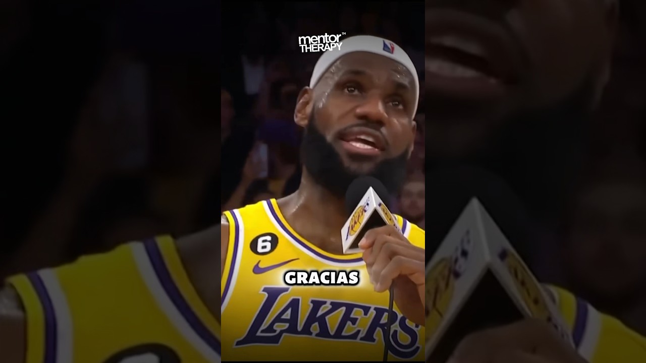 LeBron James Emotional Speech After Becoming The NBA - YouTube