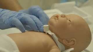 Routine trach care and cleaning the stoma