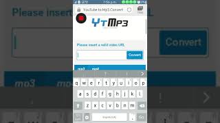 How to convert youtube to mp3 song and download in samsung z2 screenshot 5