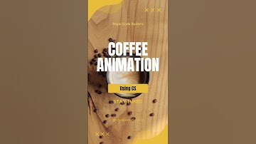 HTML CSS Animation – Create Stunning Text Shadows & Floating Coffee Cups! ☕✨ #cssanimation #htmlcss