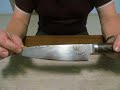 Нож из "домаской стали", который согнет ребенок - XYj kitchen knife Damascus steel