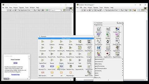 LabVIEW | Numeric Palette 13 - Numeric, Enum & Ring Constants