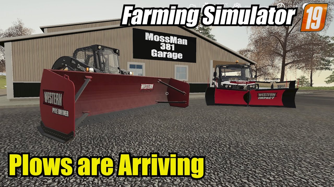 FS19 Western Pile Driver and IMPACT Plows Have Arrived
