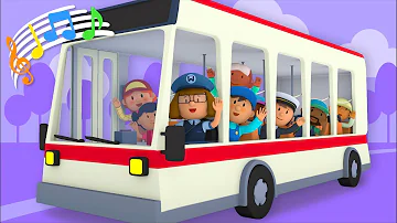 The Wheels On The Bus | Kids Song | Carl's Car Wash