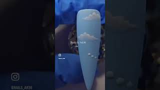 #cloudtutorial #naildesigns #nailgelart #almondnails #nails #like #share