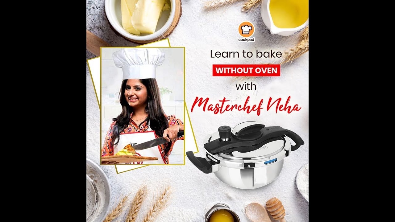 Cookpad India MasterClass with Chef Neha - No YEAST PIZZA