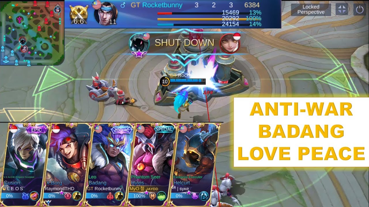 WHEN BADANG GOES FULL OBJECTIVE MODE! | Rocketbunny | Mobile Legends