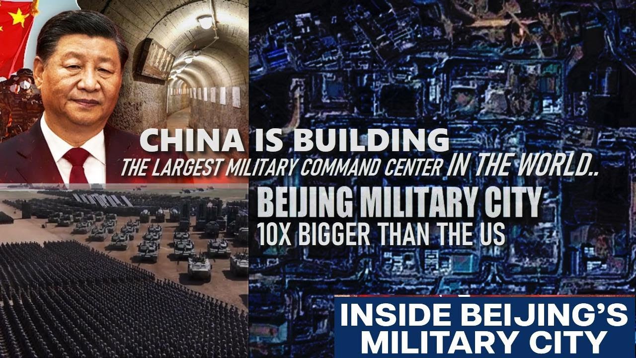 China is building the largest military command center in the world, 10 times bigger than the US