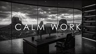 CALM WORK | Monument Valley Workspace for Coding, Study, Reading & Deep Focus | Background Music