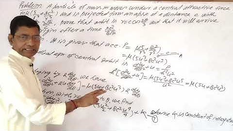 !!Problem based on Central Orbit!! Day 11