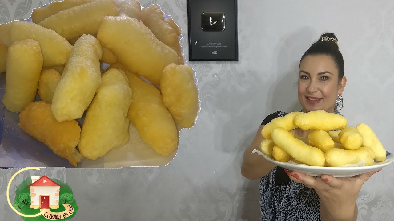 BISCOITO DE POLVILHO FRITO SEM ESTOURAR SEM SEGREDO CULINÁRIA EM CASA