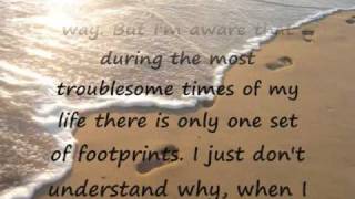 Footprints in the sand