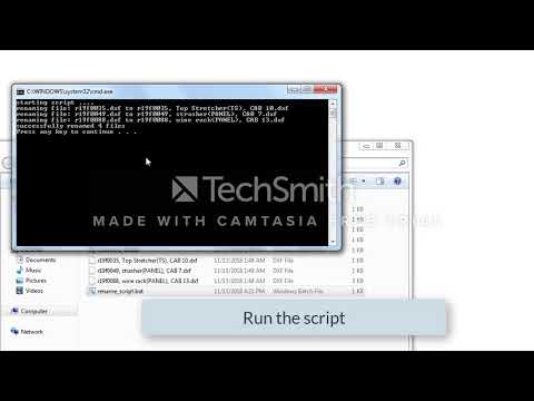 Upworks auto Rename files script