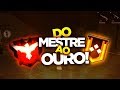 do MESTRE ao OURO - FREE FIRE LIVE FT. CaioNaVeia