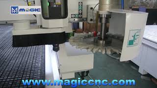 MAGIC 1325  Carousel Auto Tool Changer Cnc Wood Router Machine