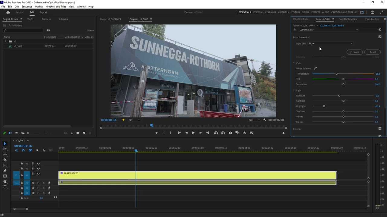 How to color grade the sky in Premiere Pro