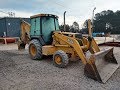 Lumber Yard Grading With The Backhoe