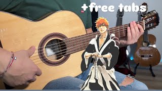 Bleach - intro Fiesta De Guerra/Final Solo Clavar La Espade | Guitar Tutorial