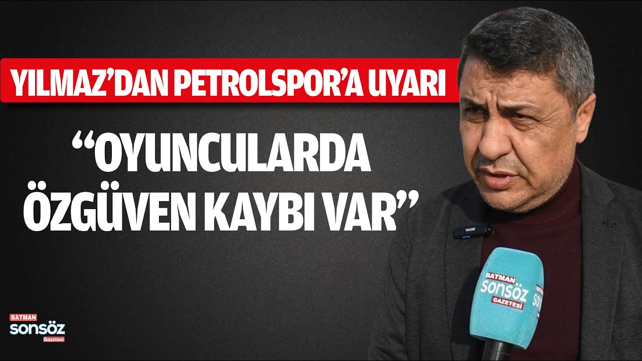 Yılmaz&rsquo;dan Petrolspor&rsquo;a uyarı