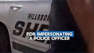 Man impersonating cop pulls over undercover cop