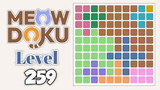 Meowdoku: Brain Puzzle Games Level 259 | Game Walkthrough