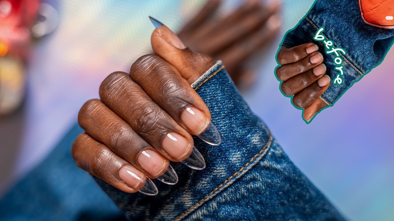 DIY GEL-X NAILS : Trying Gel X Nails At Home As A Beginner | Aprés Natural Medium Almond | 2