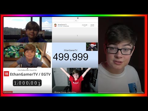 @EthanGamerTV  HITTING 1K, 100K, 300K, 500K, 1M, 2M AND 3M!!